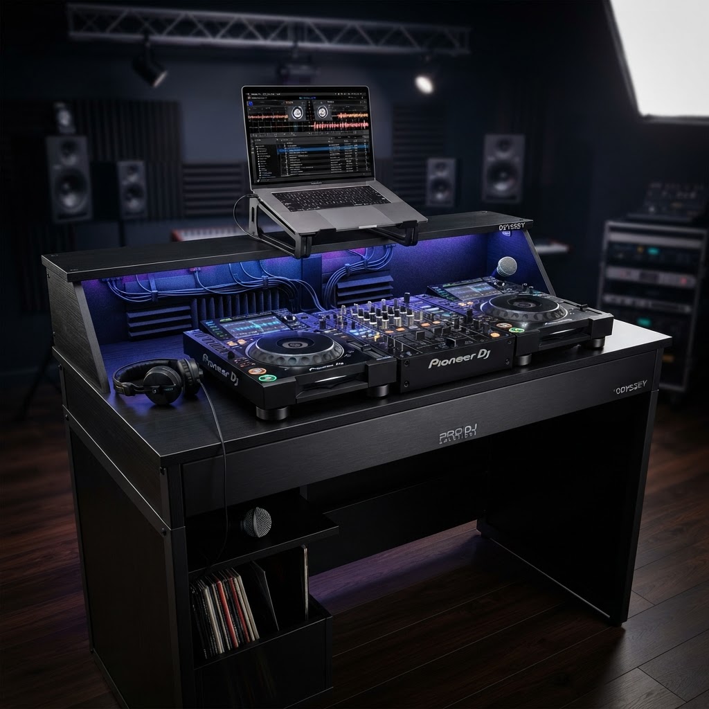 Professional DJ Booth & Desk