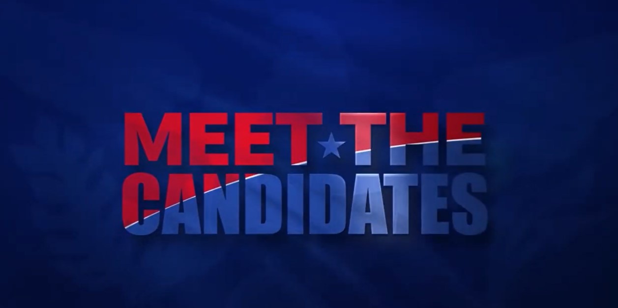 Meet the Candidates title graphic for the WTJX Senatorial Candidates Forum