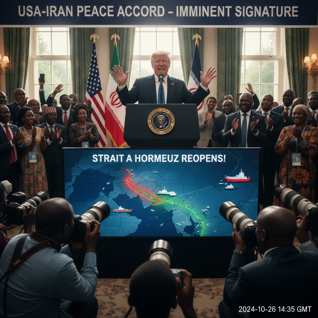 Accord de paix USA-Iran : Trump annonce une signature imminente, le détroit d'Ormuz sur le point de rouvrir