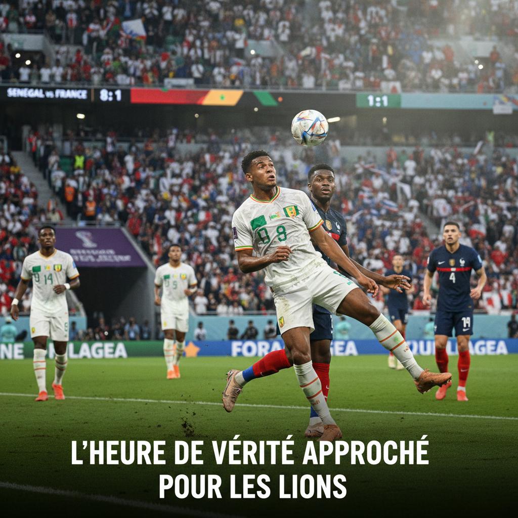 Mondial 2026 : Le Sénégal face à la France, l’heure de vérité approche pour les Lions