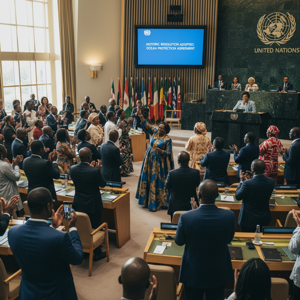 ONU : Adoption d'une résolution historique pour la protection des océans