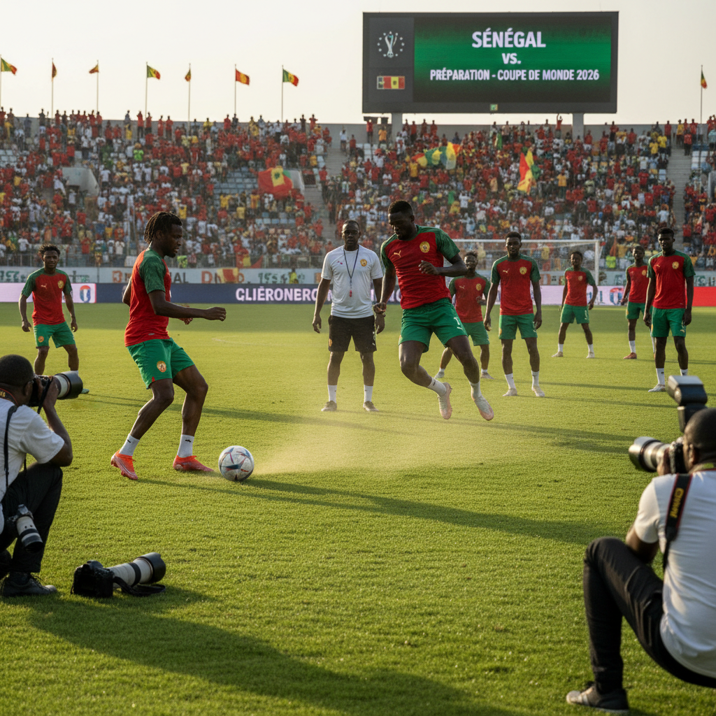 Les Lions de la Teranga en préparation intense avant la Coupe du Monde 2026