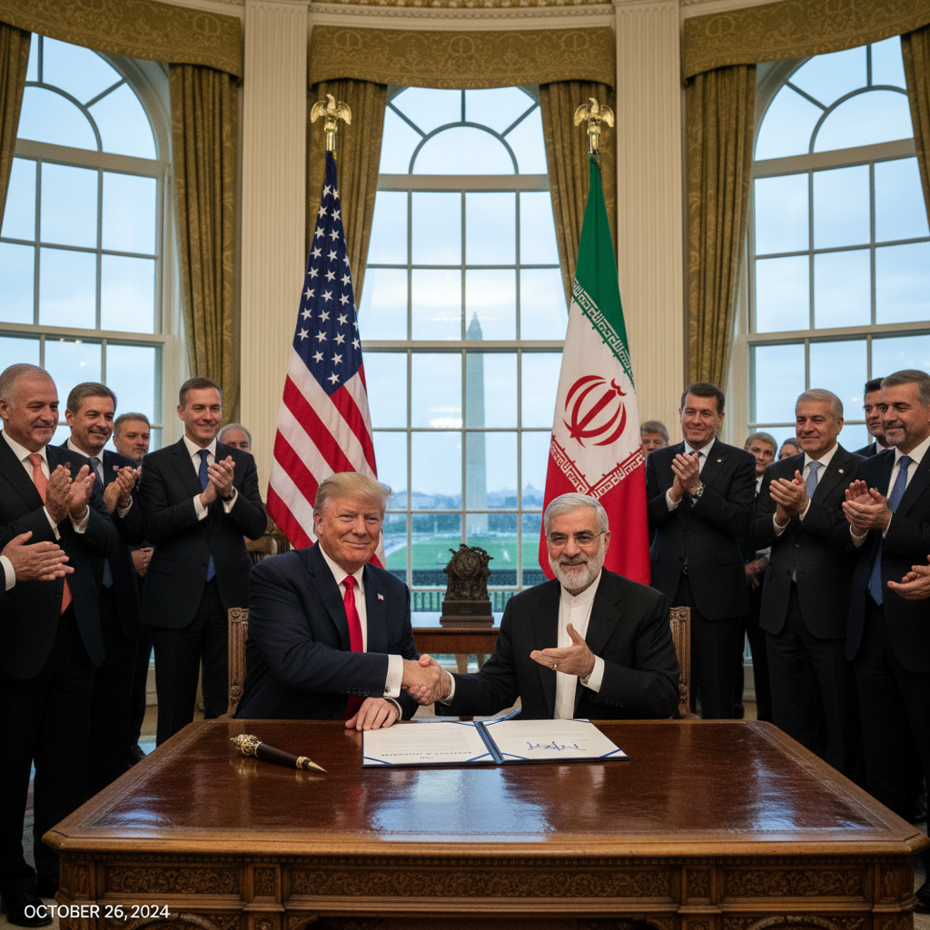 Accord de paix USA-Iran : signature imminente et réouverture du détroit d'Ormuz