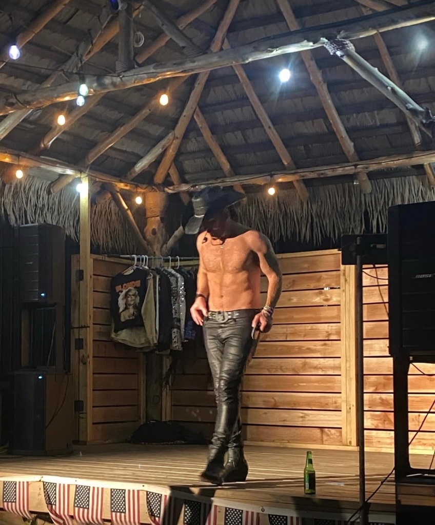Open-air pavilion performance