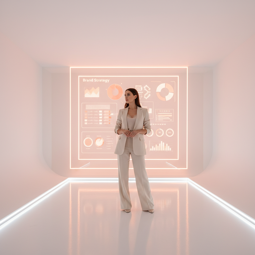 Creative director in studio — AURA Creative