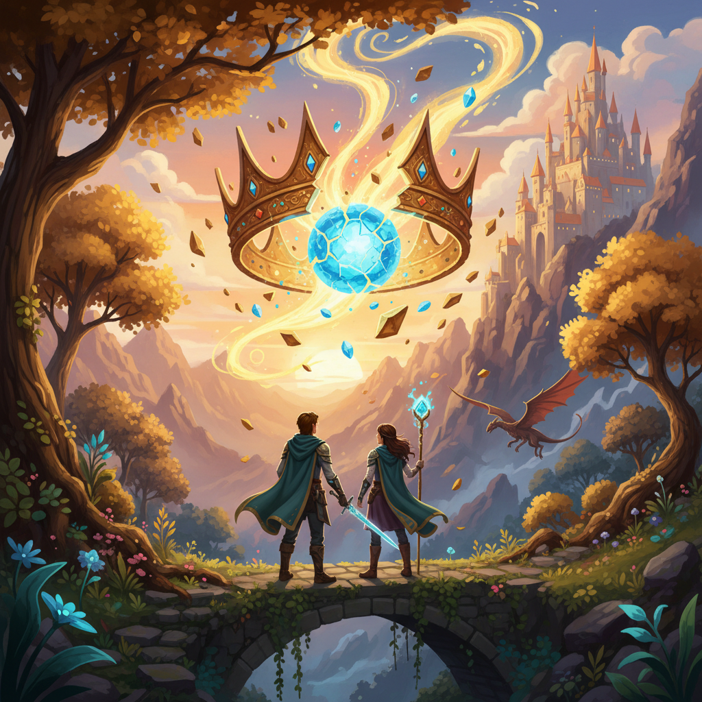 The Shattered Crown of Aeloria
