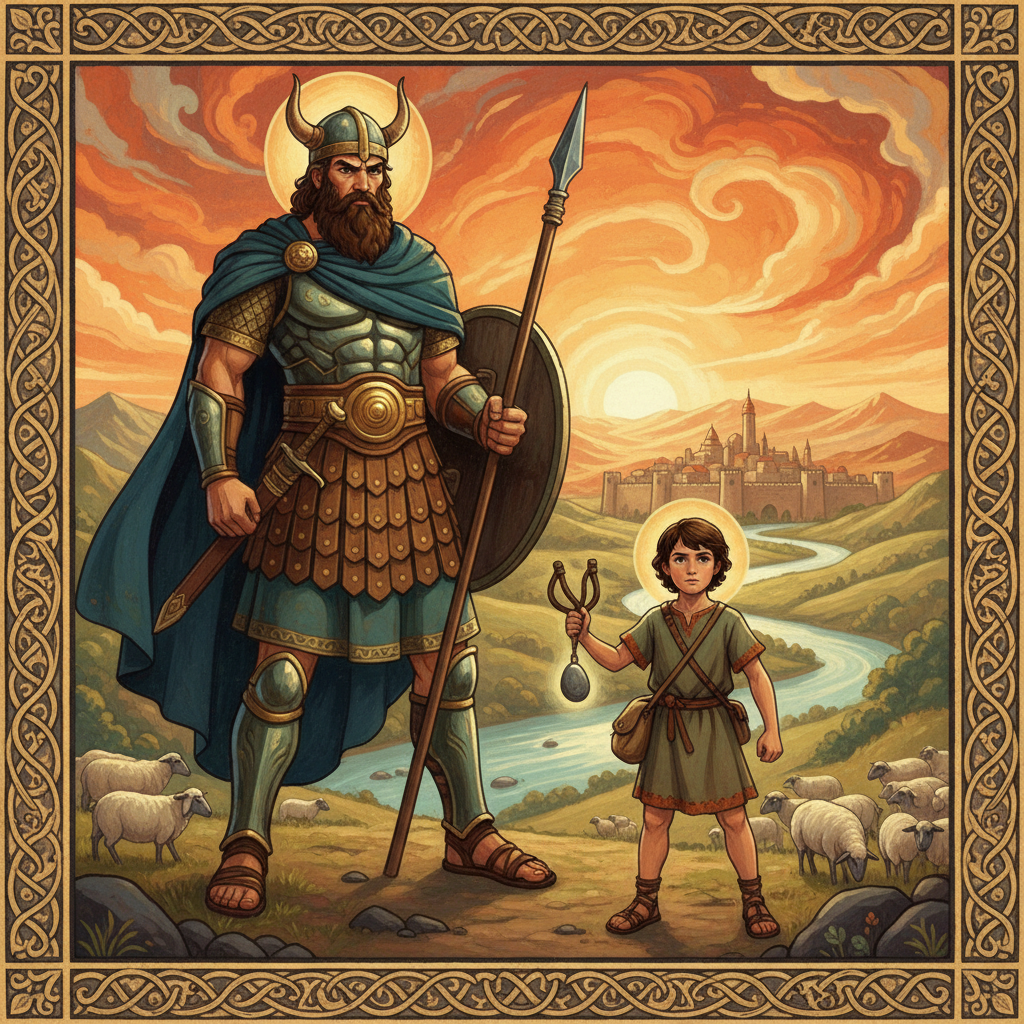 Book 3: A Giant, a Stone, and a Brave Heart — The Story of David and Goliath