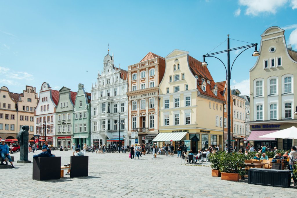 Rostock skyline, a hub for the offshore wind industry