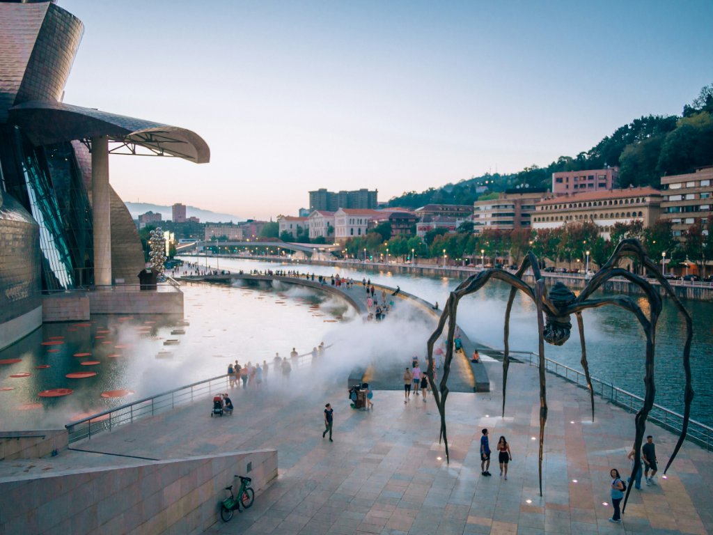 Bilbao skyline, a hub for the offshore wind industry