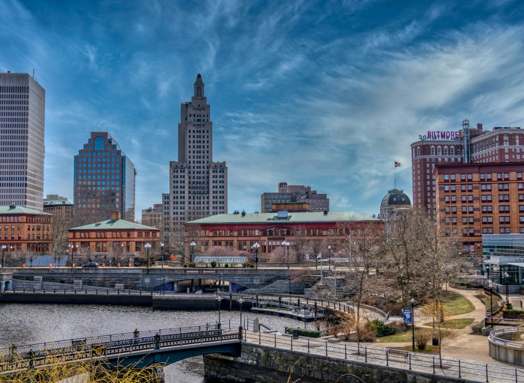Providence skyline, a hub for the offshore wind industry