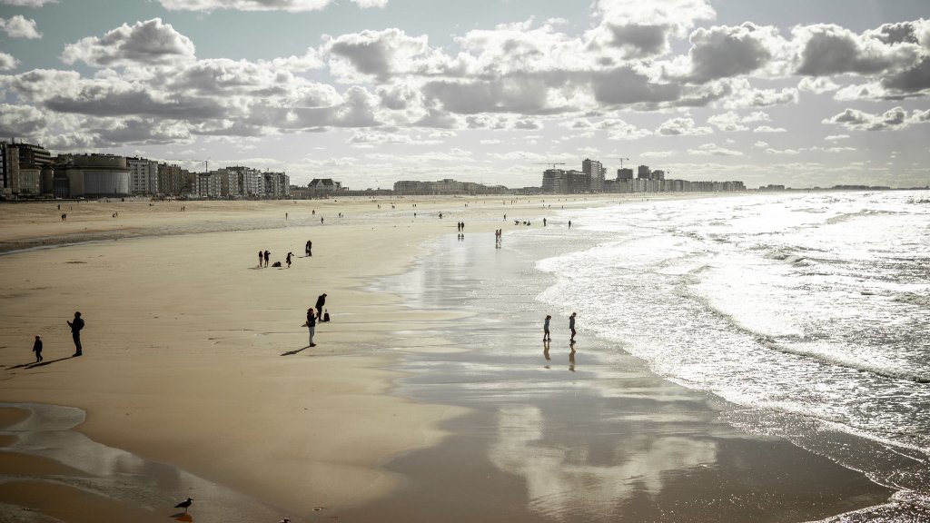Ostend skyline, a hub for the offshore wind industry