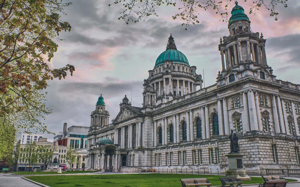 Belfast skyline, a hub for the offshore wind industry