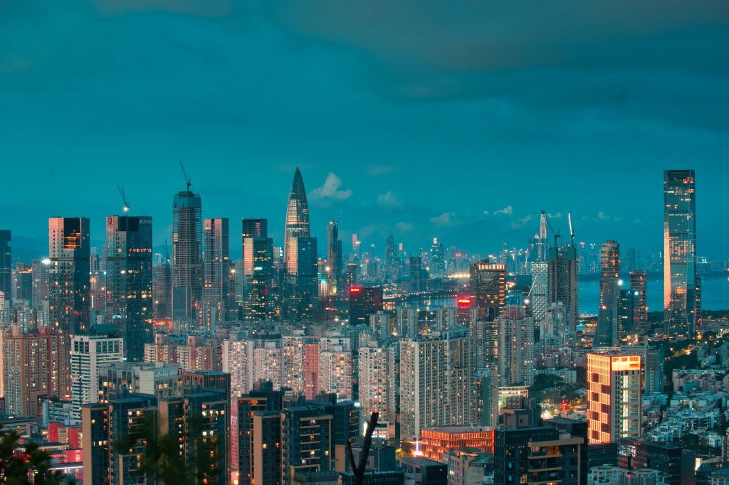 Shenzhen skyline, a hub for the offshore wind industry