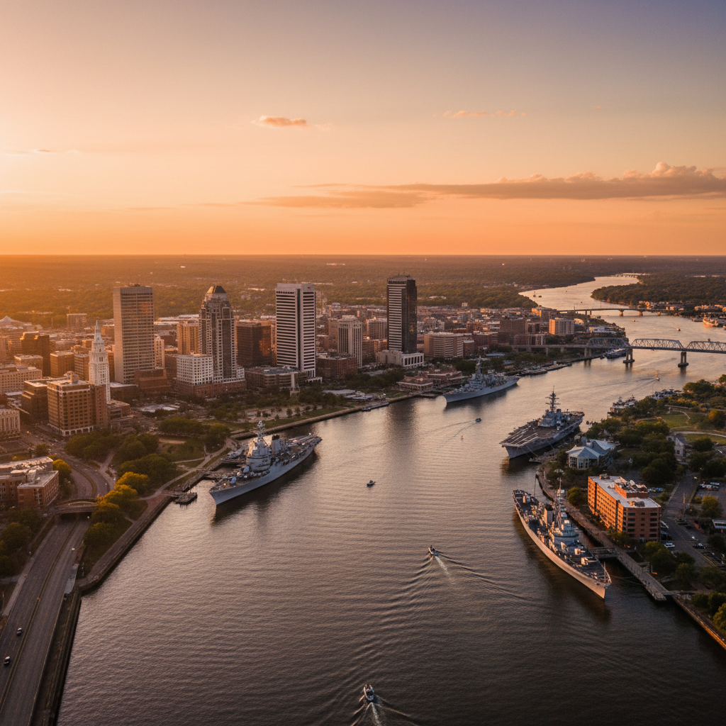 Norfolk skyline, a hub for the offshore wind industry