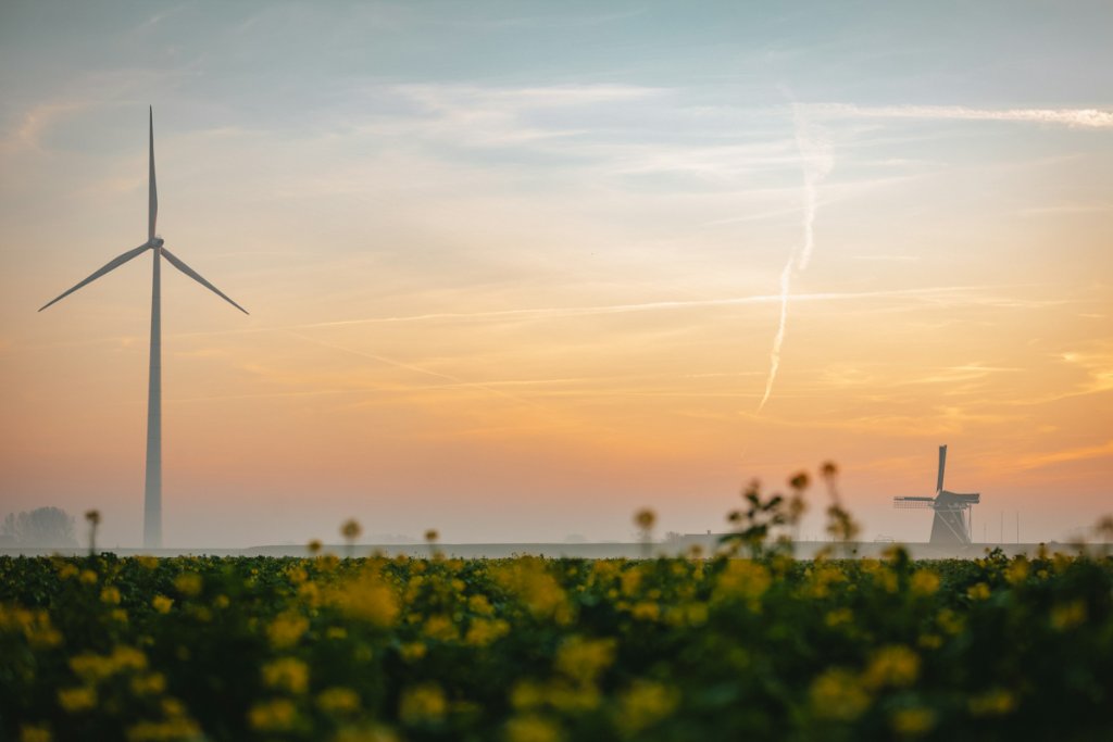 Eemshaven skyline, a hub for the offshore wind industry