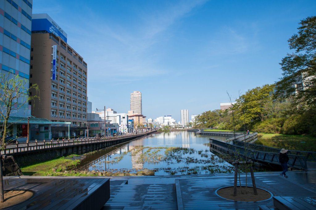 Akita skyline, a hub for the offshore wind industry