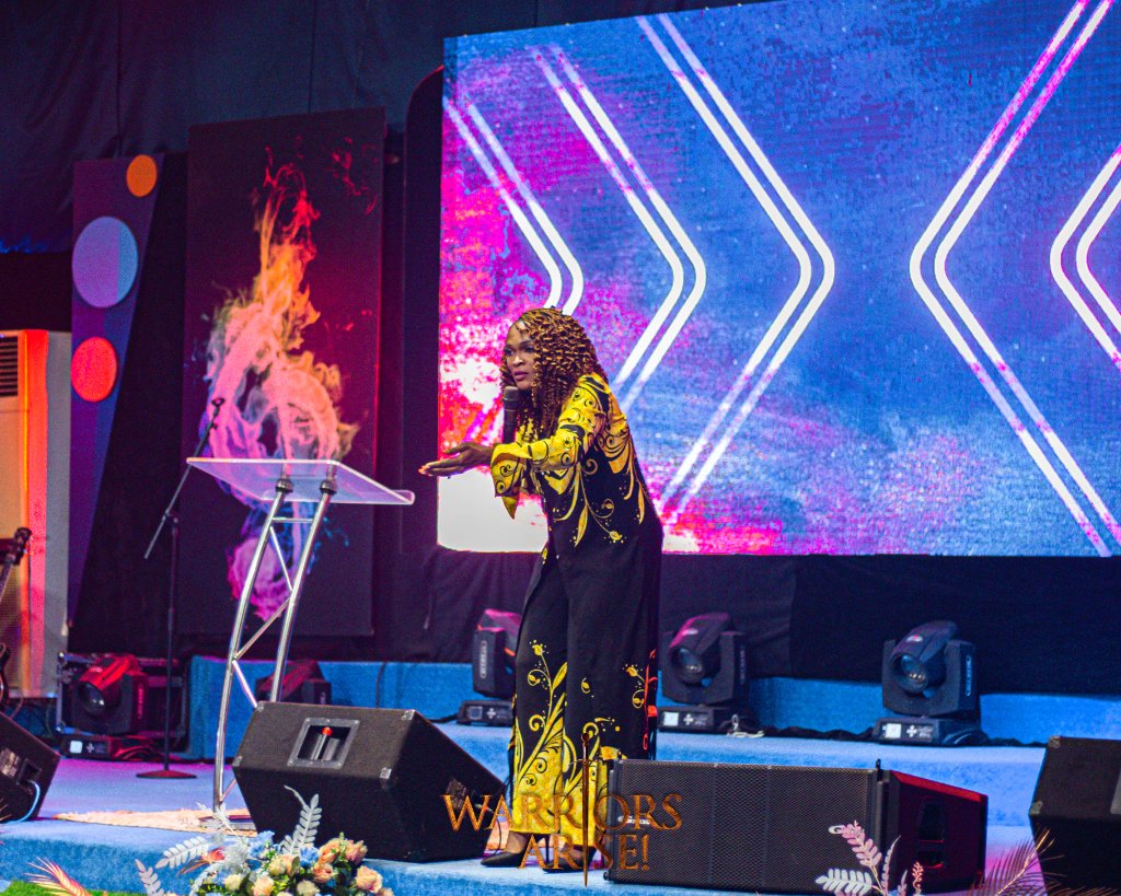 Warriors Arise 2024 — Panel discussion session on stage