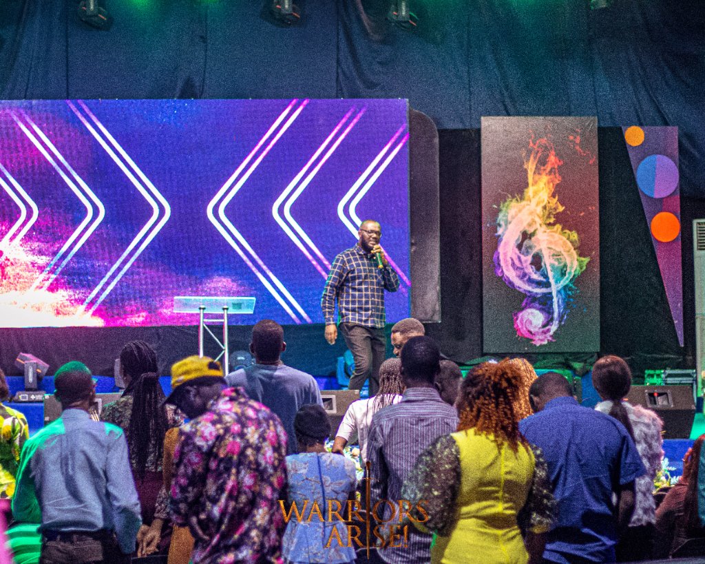 Warriors Arise 2024 — Host engaging the congregation