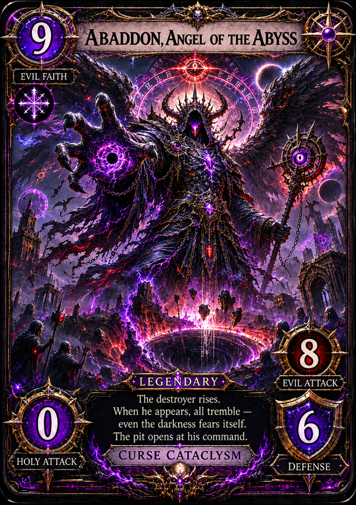 Abaddon, Angel of the Abyss