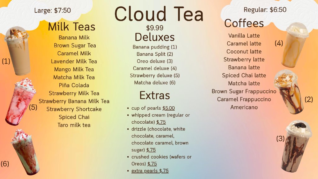 Summer Menu page 2