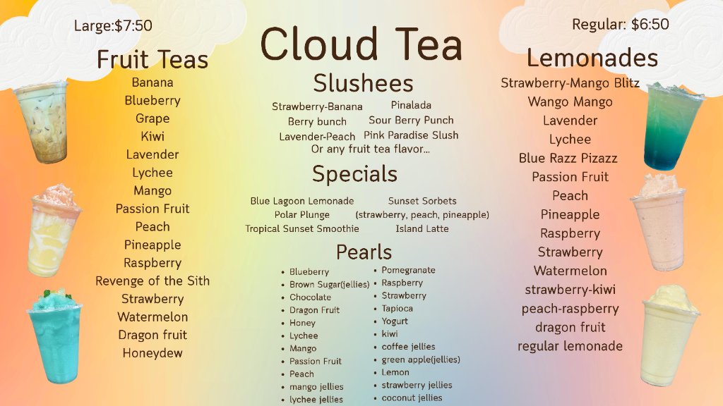Summer Menu