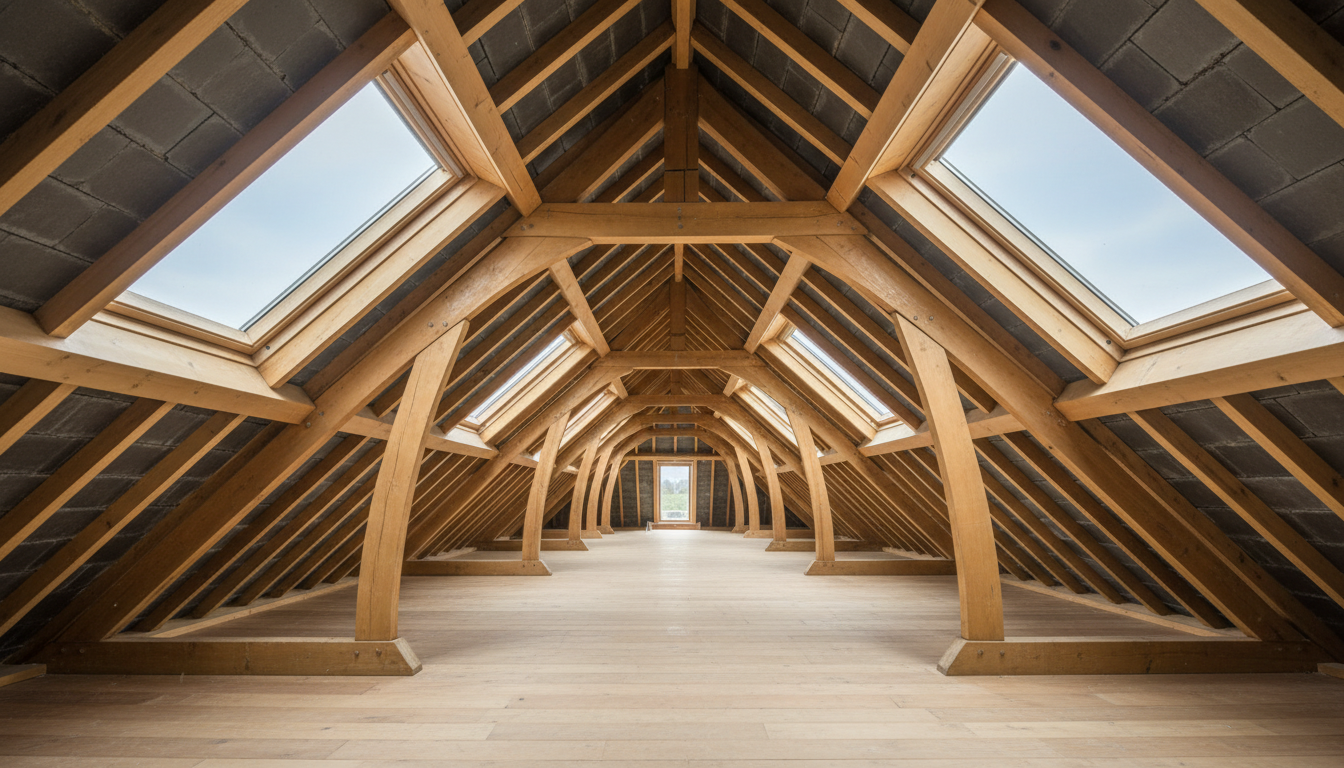 UK roof timber structure with spray foam insulation requiring removal
