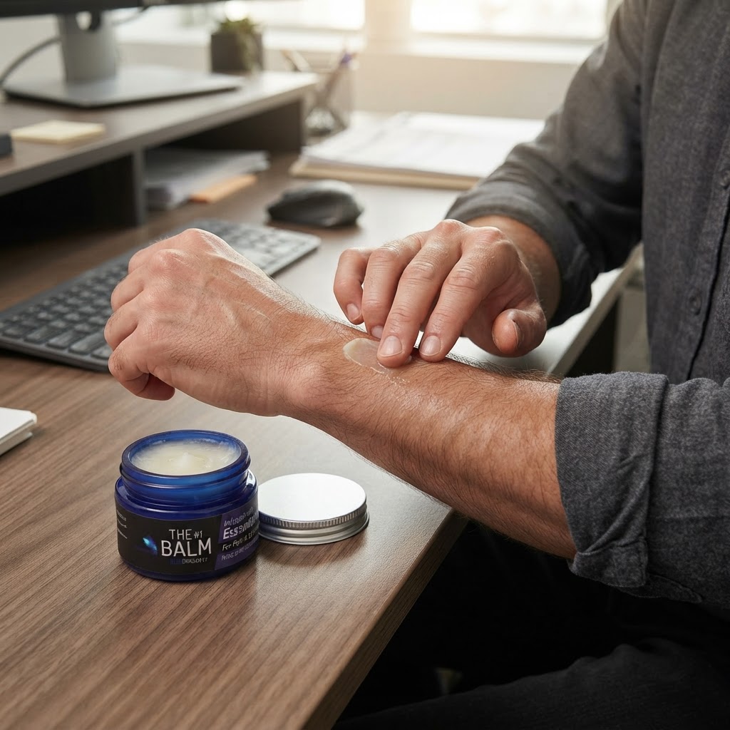 Blue Dragonfly balm in action 5