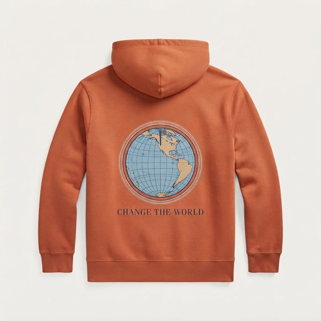 Earth Tone Hoodie — Terracotta — Back