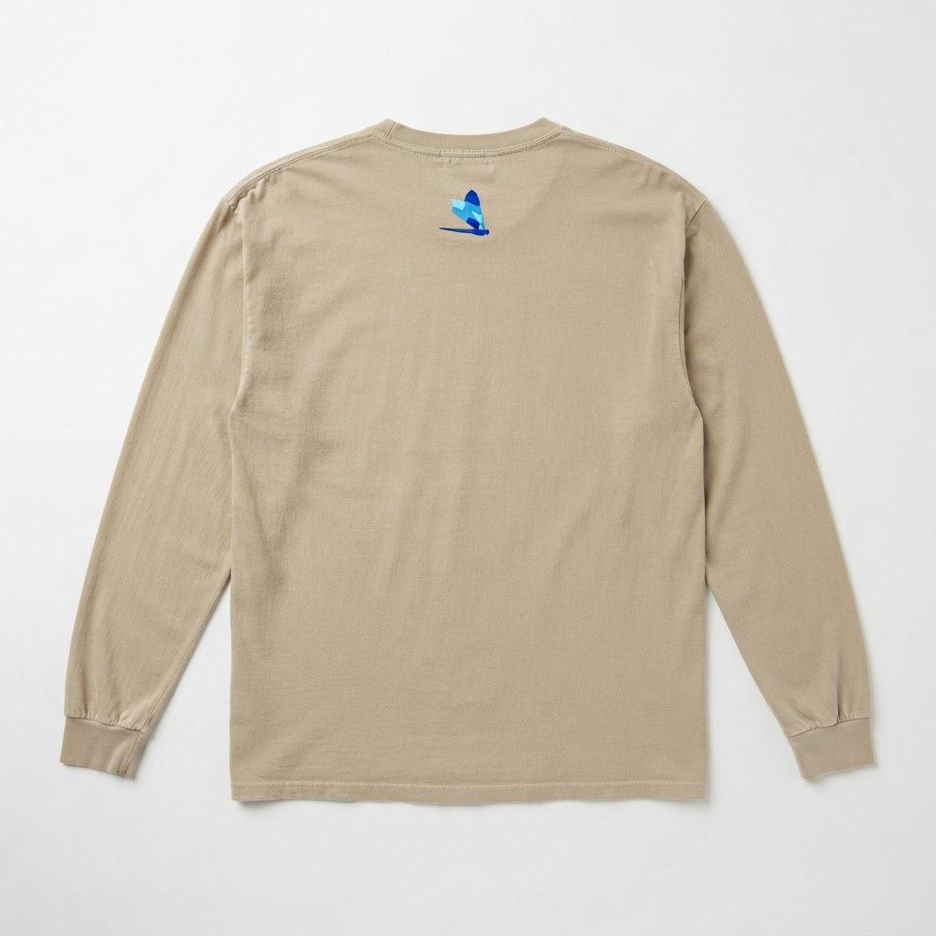 Dragonfly Nature Long Sleeve — Sand — Back