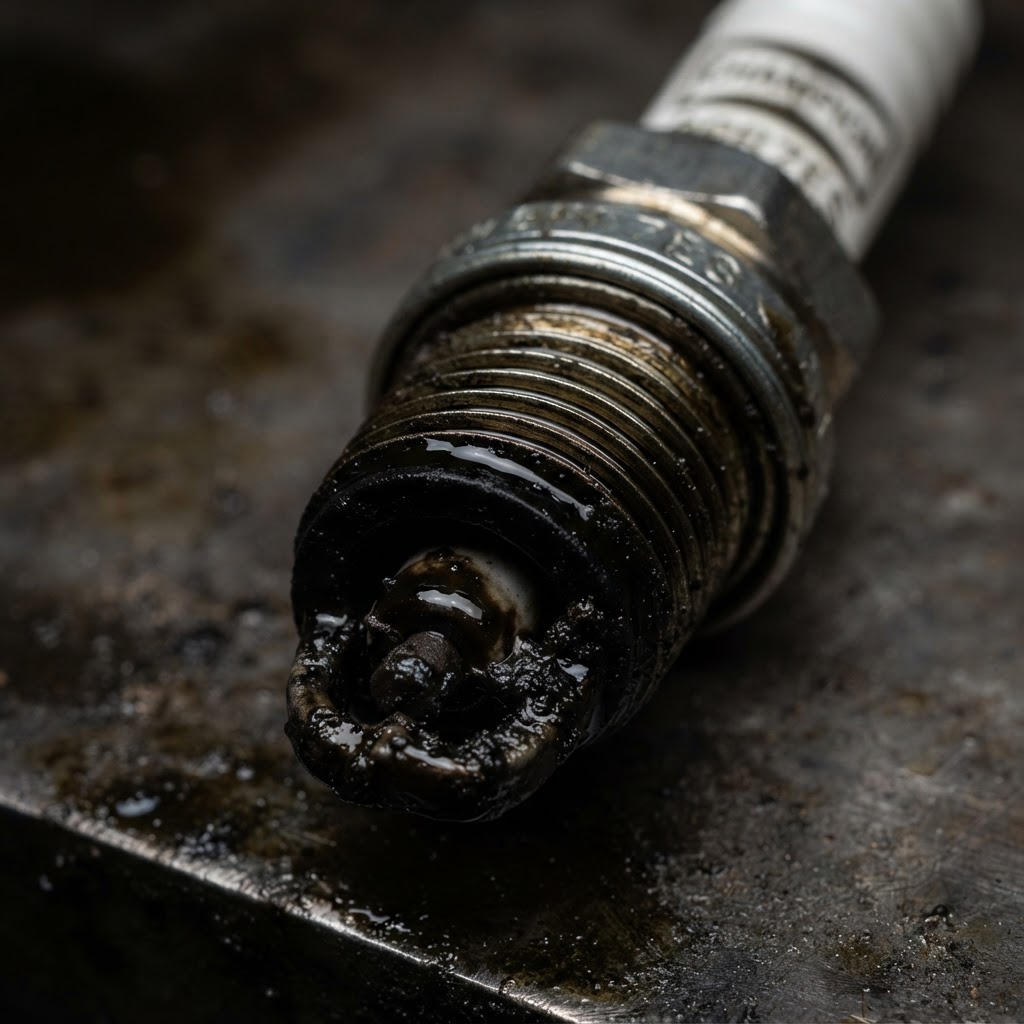 Oil-Fouled spark plug