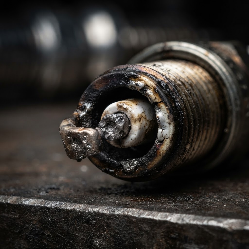 Overheated / Pre-ignition spark plug
