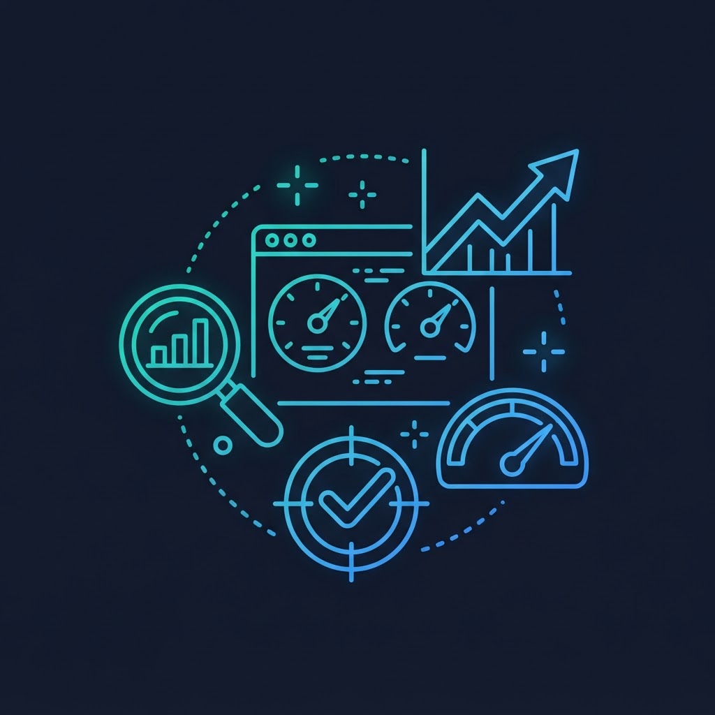 KPI and growth tracking illustration