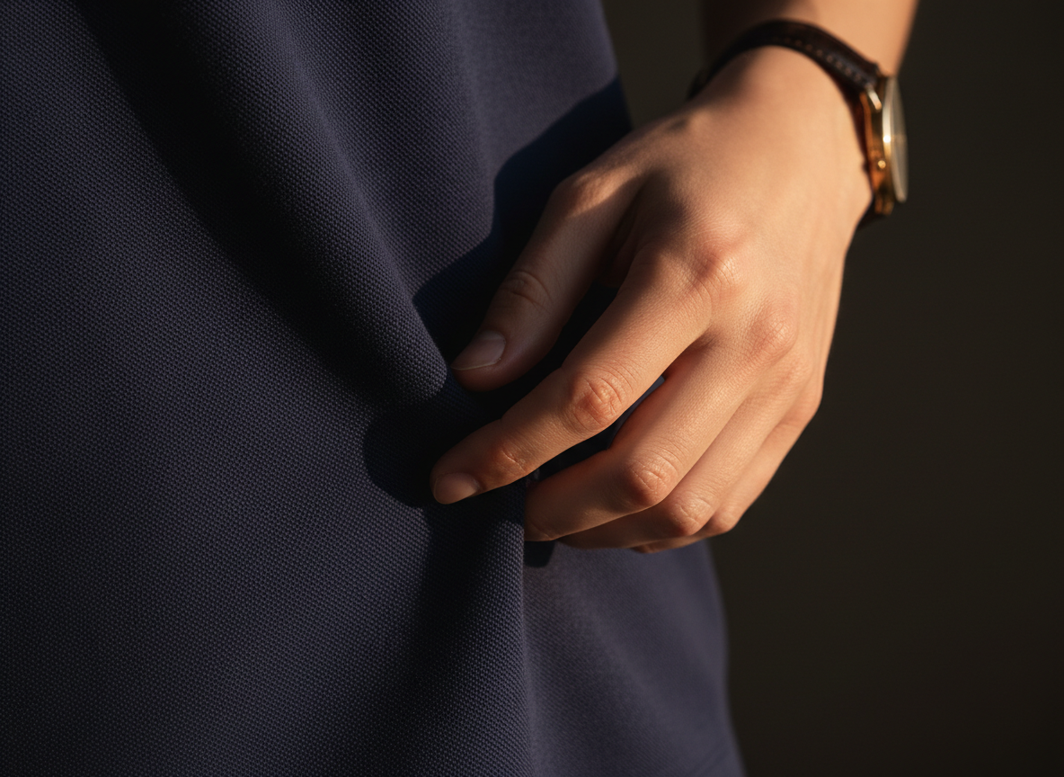 Hand feeling premium polo shirt fabric