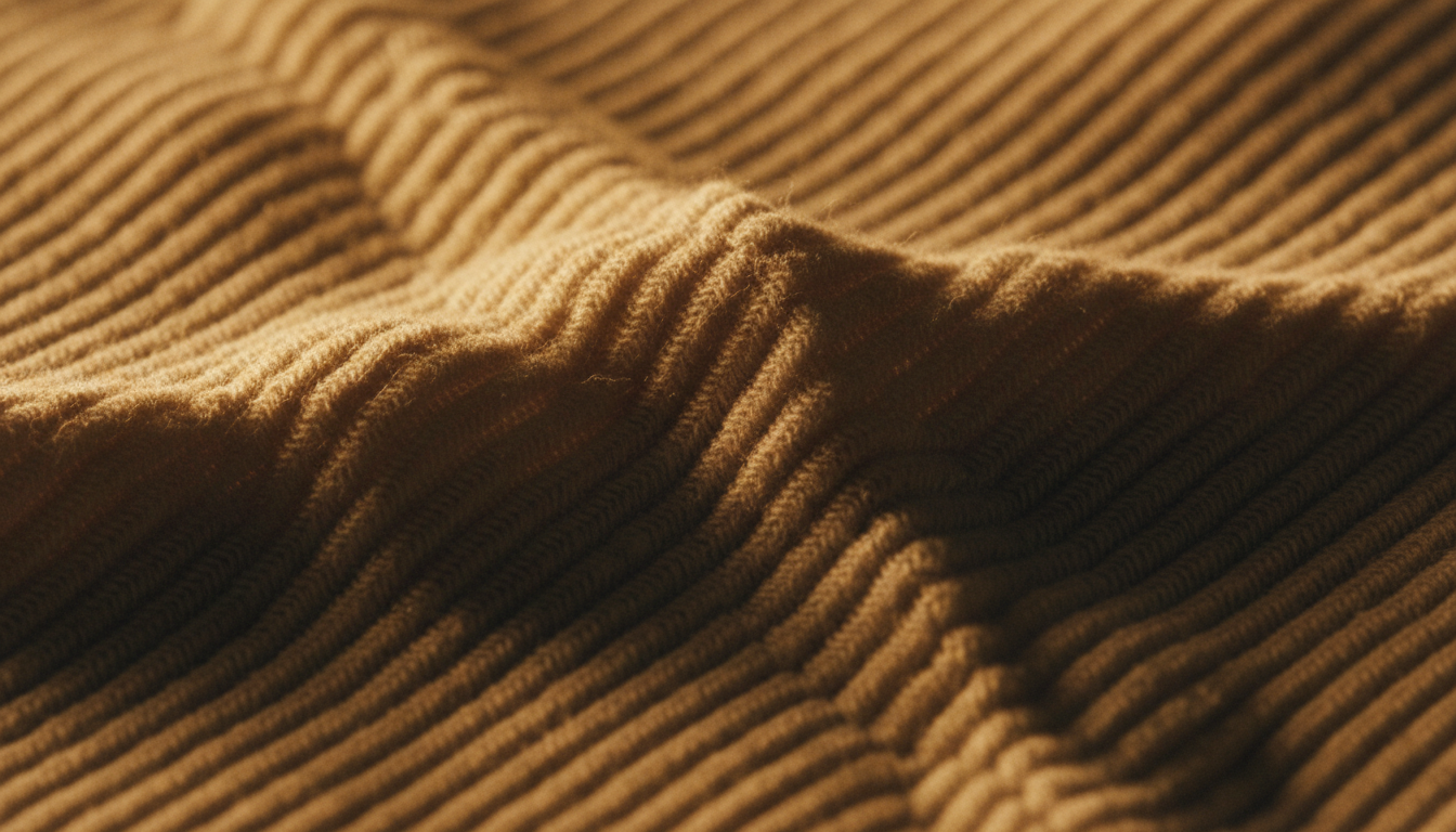 Premium piqué cotton fabric texture macro shot