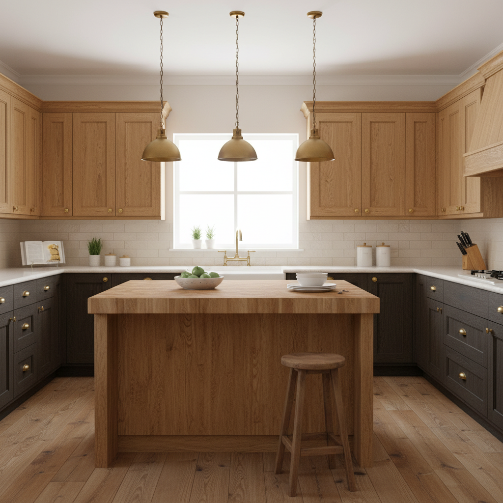 Golden Oak ZX172 + Chocolate Oak SPW92