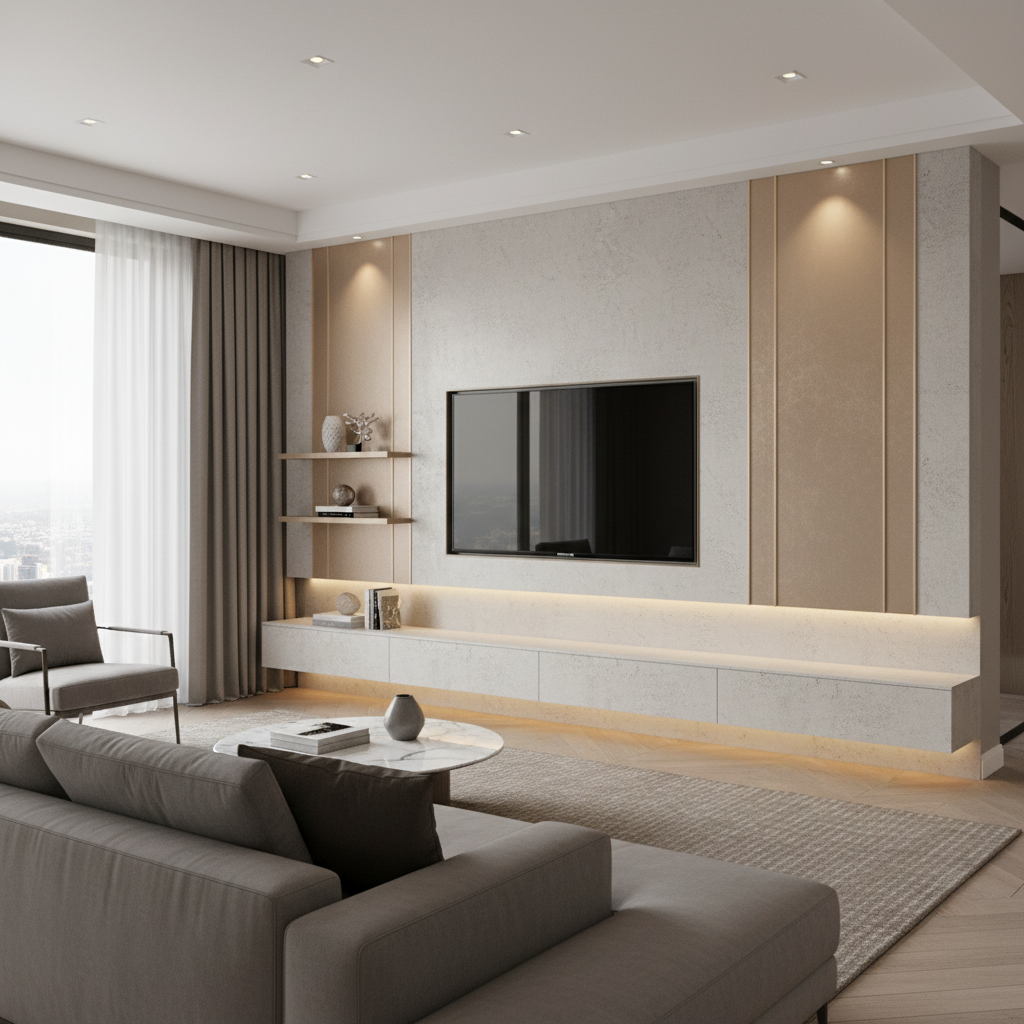 Champagne Velvet VM905 + Slate Concrete PNC47