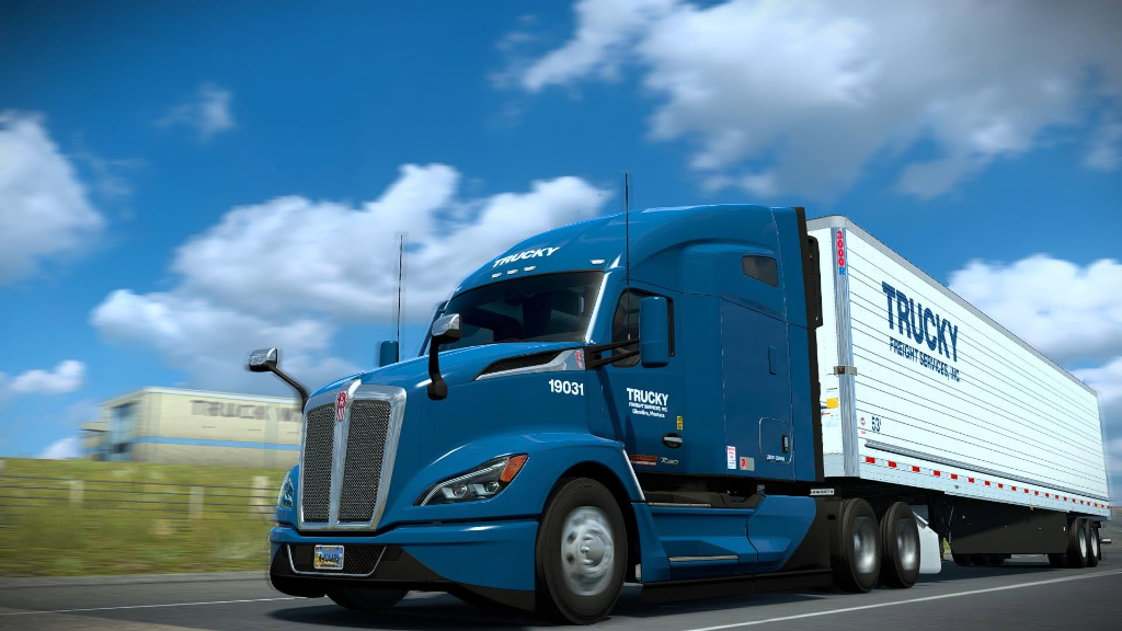 Kenworth T680 — Unit 19031 on the Road