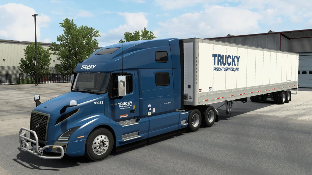 Volvo VNL — Unit 18083 with TFS Trailer