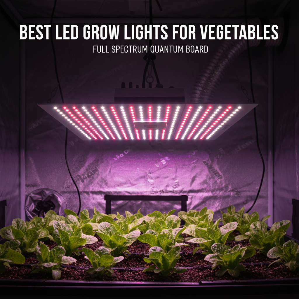 Best LED Grow Lights for Indoor Vegetables