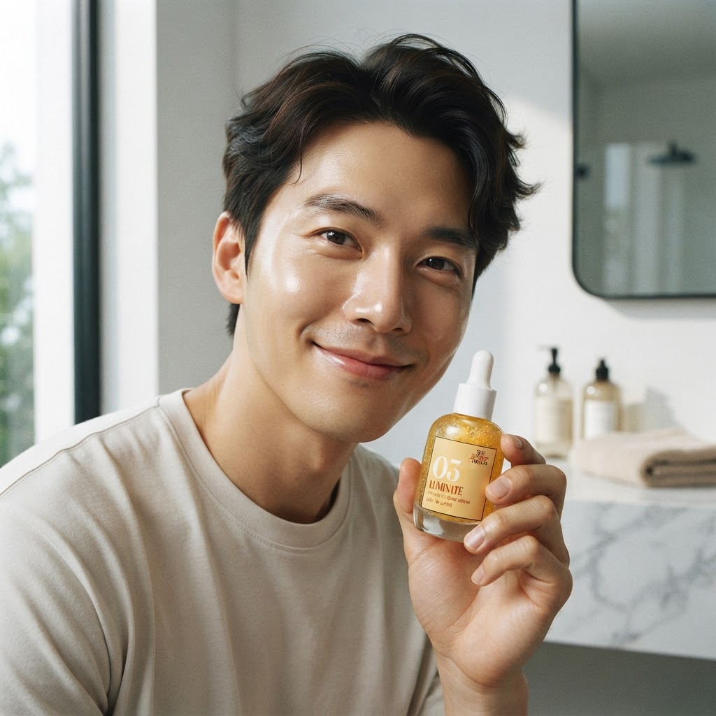 Kenji, 30 holding 03 LUMINATE