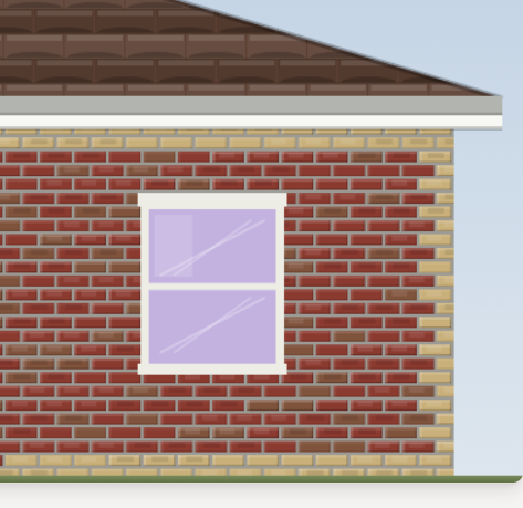 Custom brick facade design sample 2 showing brick patterns and colour blending in BrickCraft