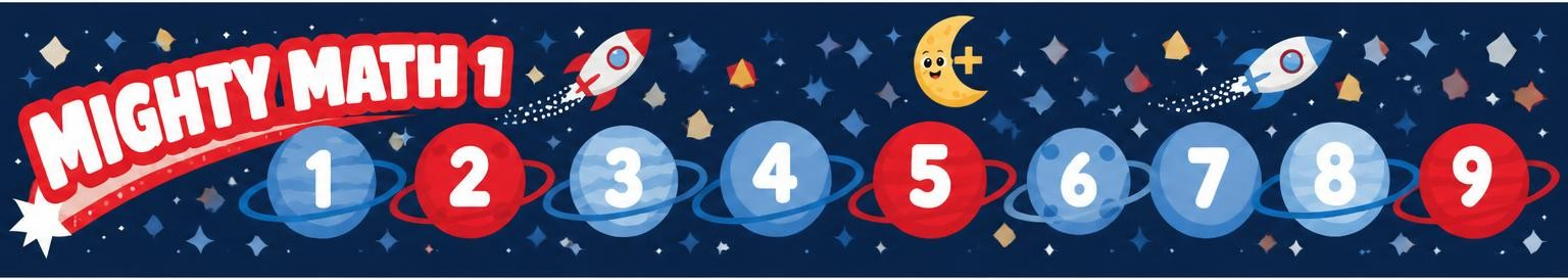 Mighty Mighty Math 1 course banner