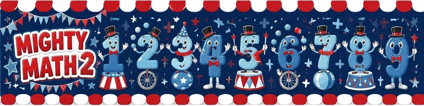 Mighty Mighty Math 2 course banner
