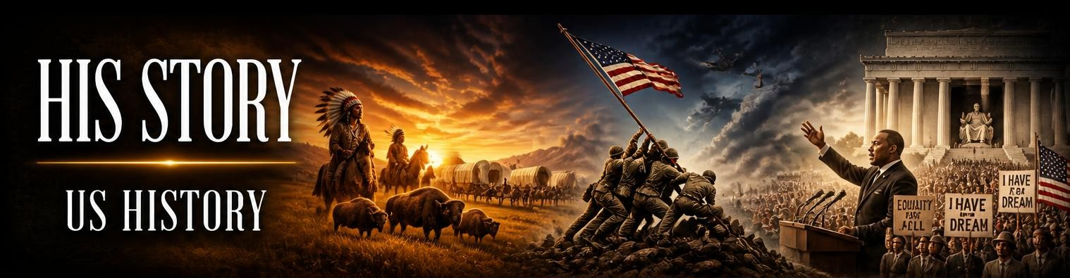 Grade 8 · U.S. History His Story course banner