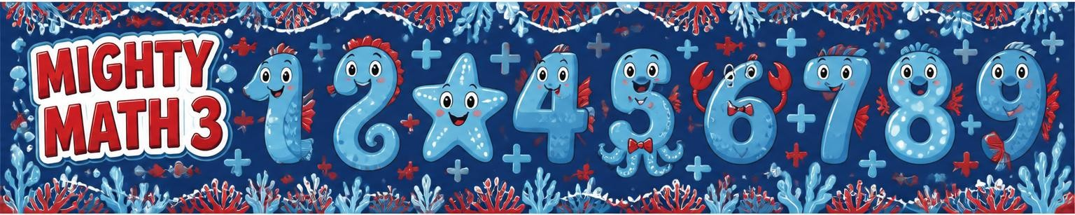 Mighty Mighty Math 3 course banner