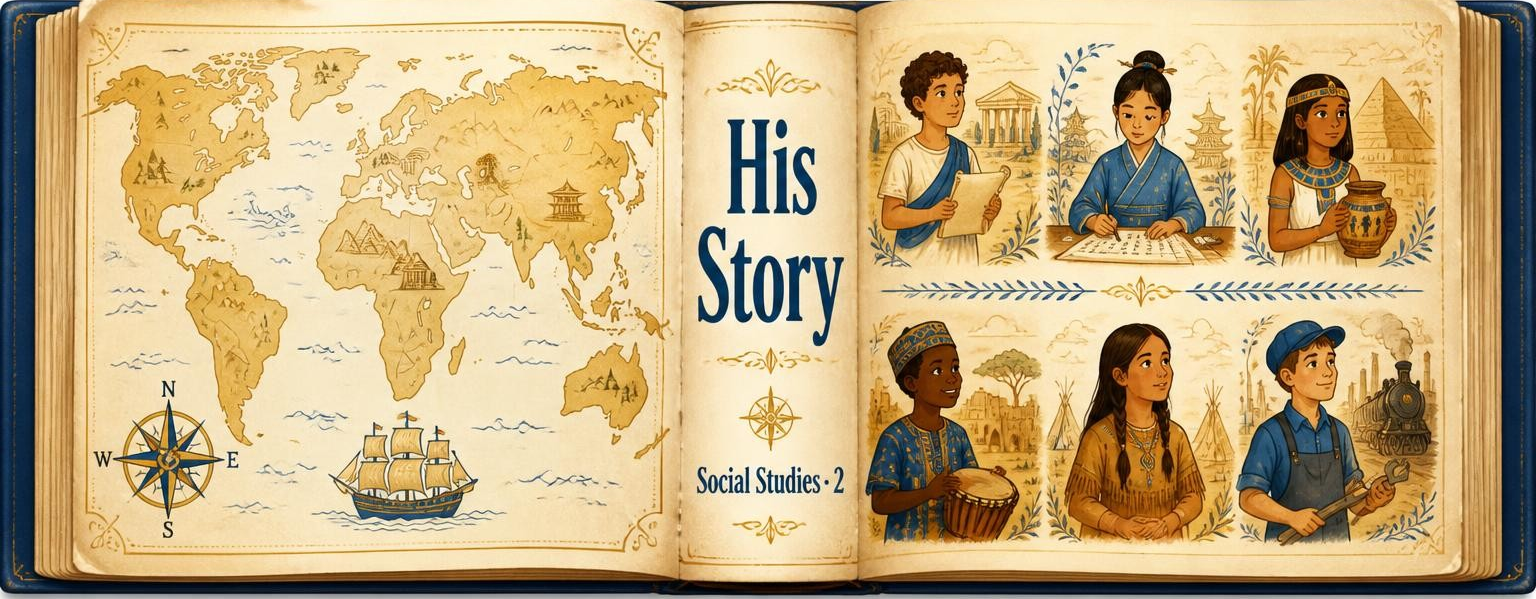 Grade 2 His Story course banner