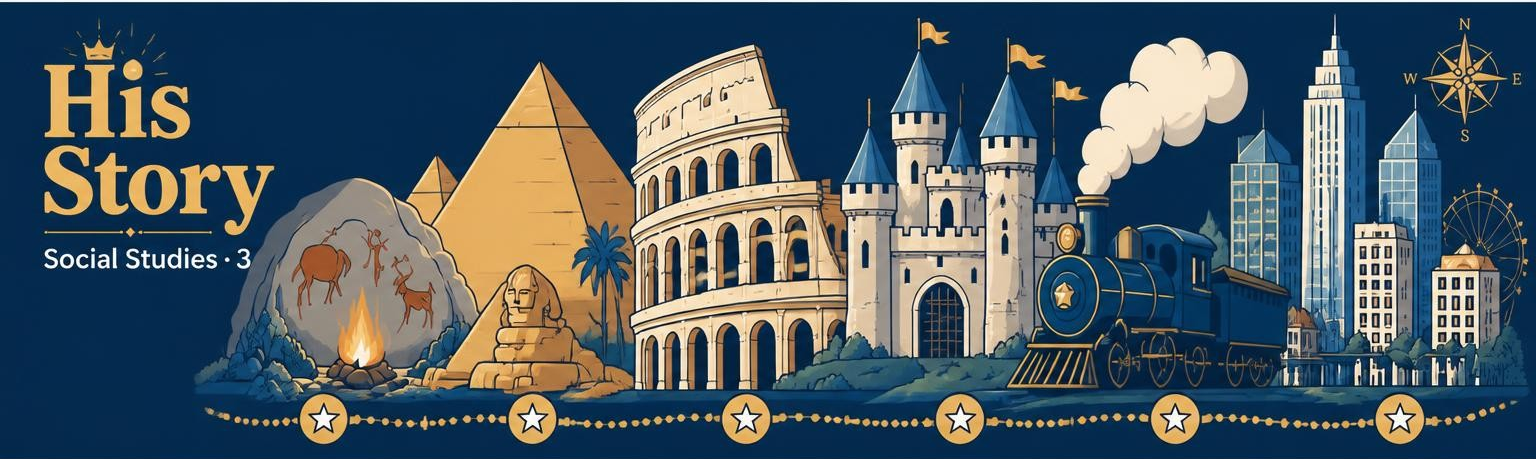 Grade 3 His Story course banner