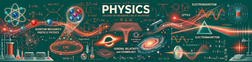 Grades 9–12 · Physics His Story course banner
