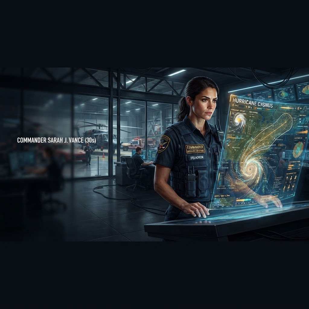 Sally the Scenario Simulator — incident command situation room