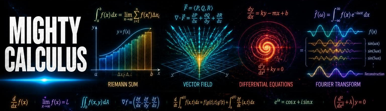 Mighty Calculus course banner